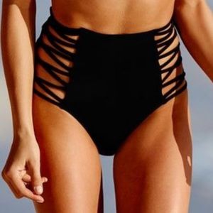 VS Pink High Waisted Bikini Bottoms